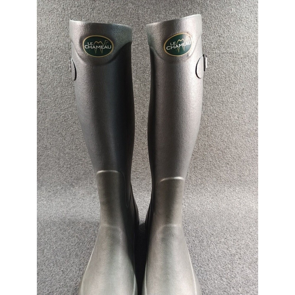 Stylish Women's Gray Winter & Rain Boots - Picture 6 of 12